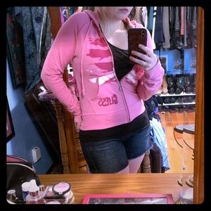 Small Guess Pink Hoodie